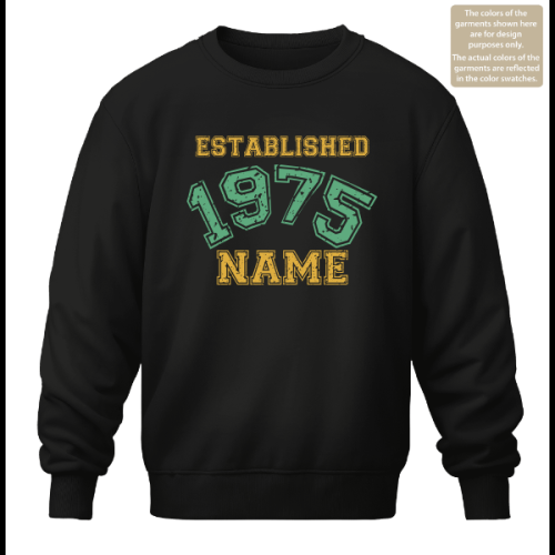 Custom Year & Name Sweatshirt | Sweatshirt with Name – Custom Birthday Gift