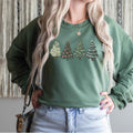 Green Tree Christmas Sweater for Women | Holiday Crewneck & Sweatshirt | Festive Winter Tops