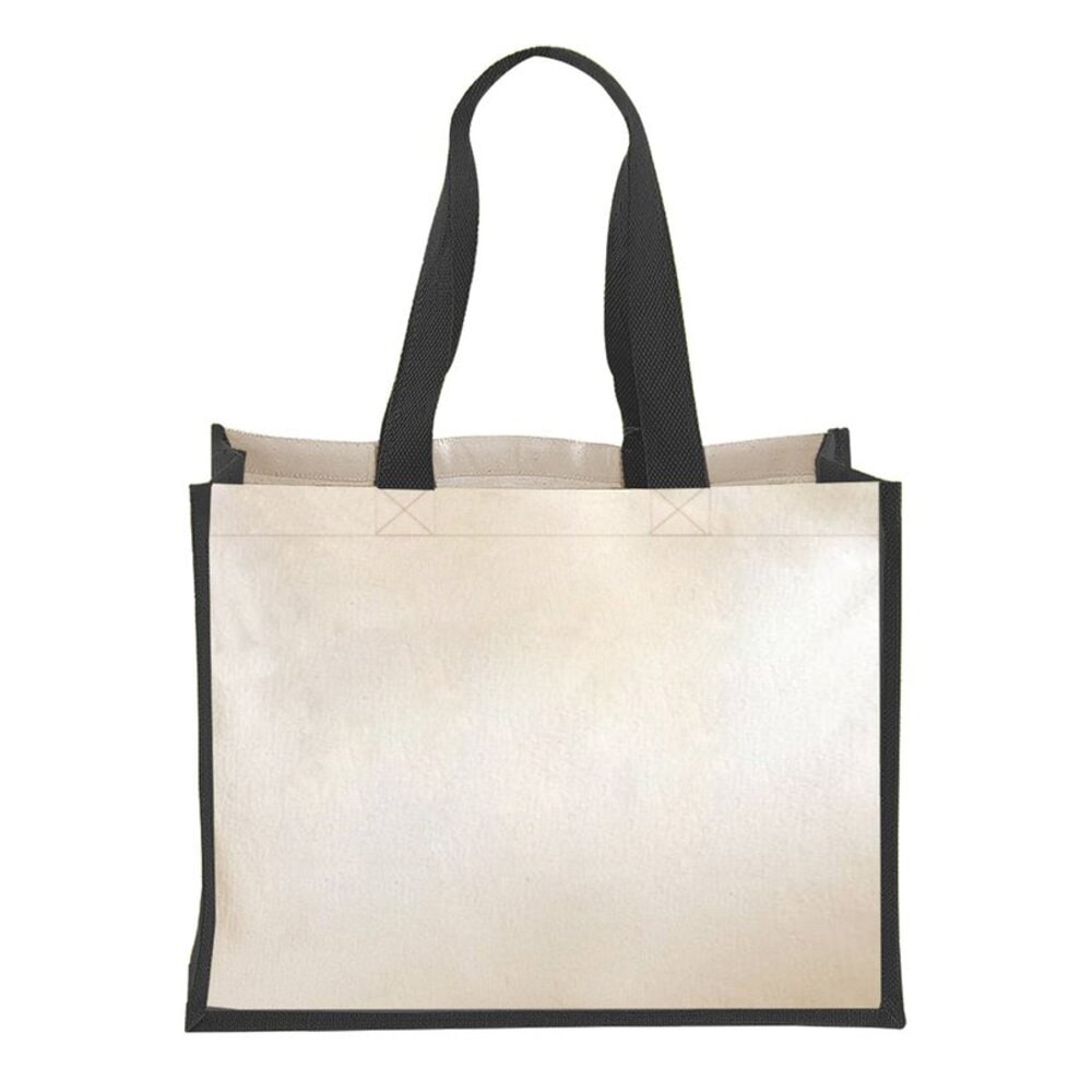 Personalised Jute Tote Bag – Westford Mill® Classic – Custom Photo, Text, Logo or Artwork!