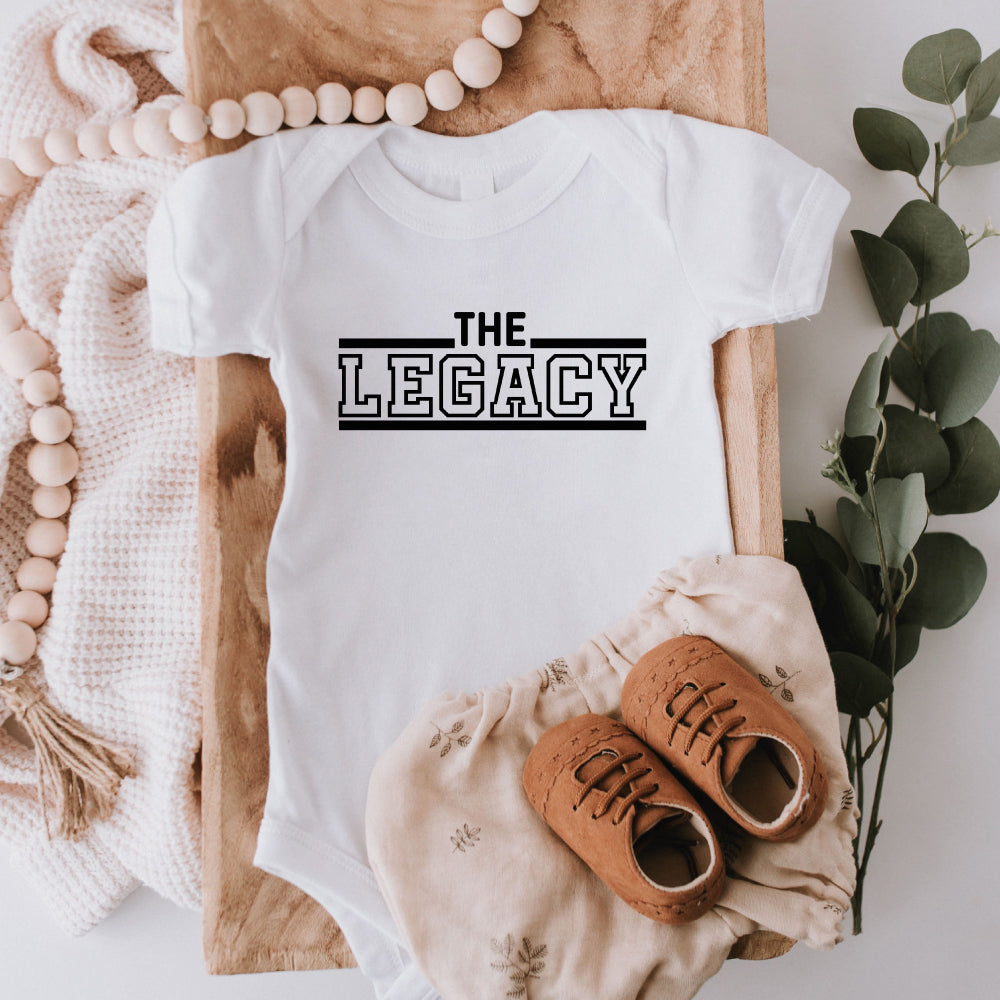 The Legend, The Legacy Matching Father, Kids & Baby Outfits | Perfect Father's Day Gift | Thoughtful Present for Daddy | Newborn Gift for Dad