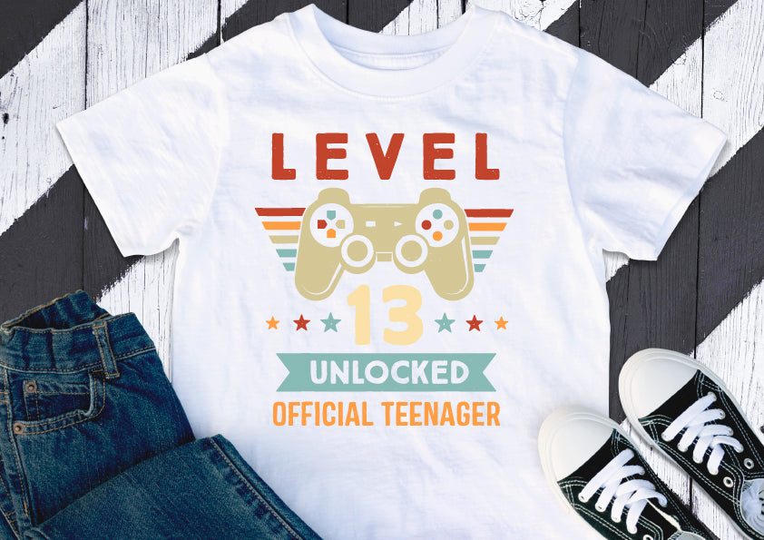 Level 13 Unlocked: Official Teenager Birthday Gift - Perfect for 13th Birthday Celebration!