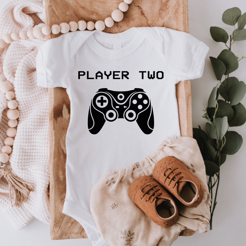 Father & Child Gamer Matching Shirts - Player One & Player Two | Perfect Father's Day Gift for Dad, Son, or Daughter | Fun Gaming Outfit