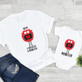 Help I've Created a Monster Shirts - Father & Child Matching Shirts for Father's Day - Funny Daddy and Child Gift matching items - Best Dad Ever Gift Idea.