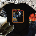 LET’S WATCH SCARY MOVIES Halloween T-Shirt – Horror Costume Tee, Scary Gift for Friend, Scream Movie Shirt, Spooky Vibes
