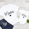 Mama and Mini T-Shirt - Perfect for Mother's Day, New Mom Gift, Matching Mama & Me Outfit, Mum and Mini Shirt, Cute & Stylish!