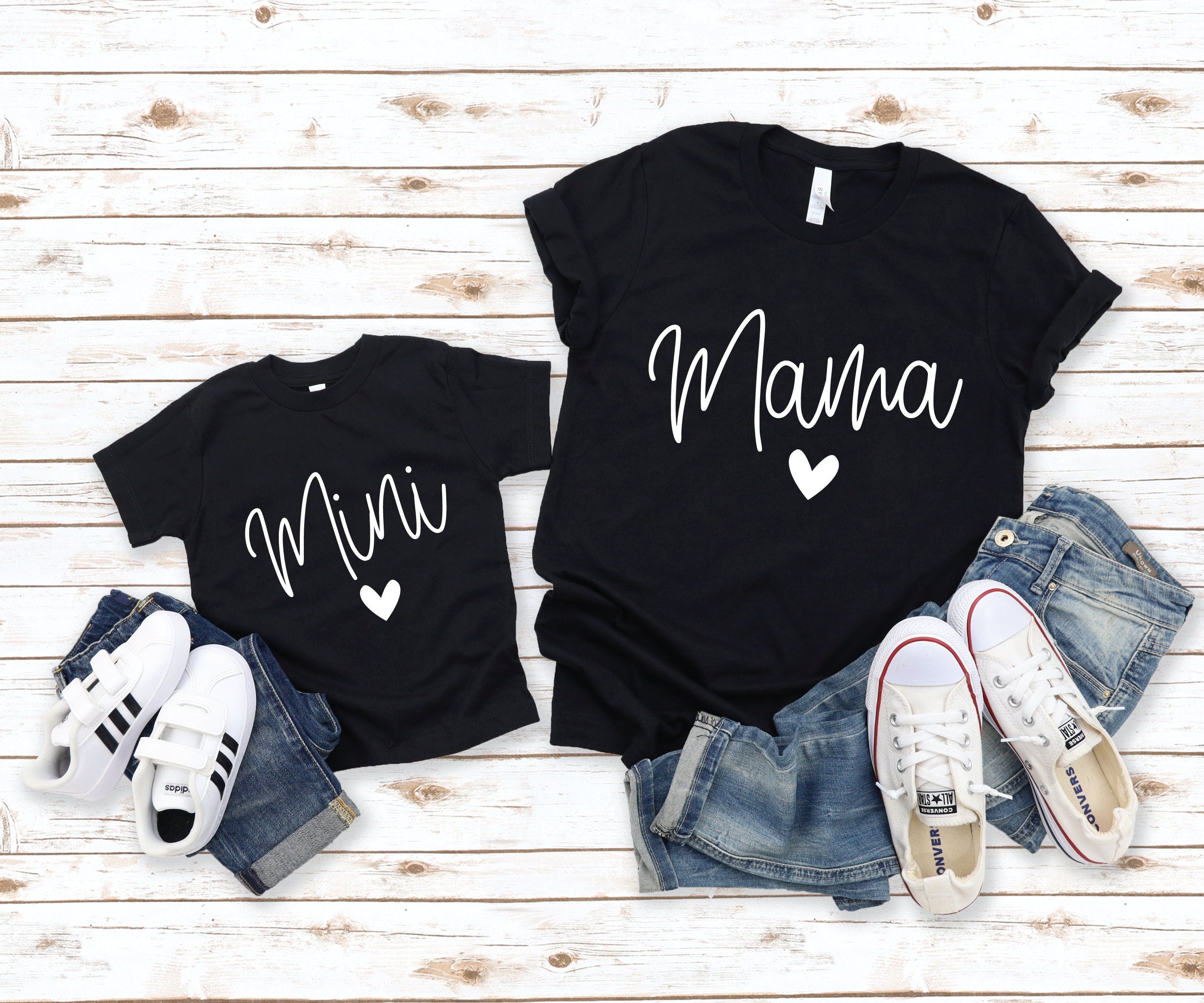 Mama and Mini T-Shirt - Perfect for Mother's Day, New Mom Gift, Matching Mama & Me Outfit, Mum and Mini Shirt, Cute & Stylish!