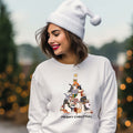 Merry Catmas Christmas Cat Sweatshirt – Funny Family Holiday Jumper, Meowy Christmas Pullover for Cat Lovers