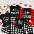 Most Likely To Christmas Quote Shirts, Christmas Family Matching Outfit.