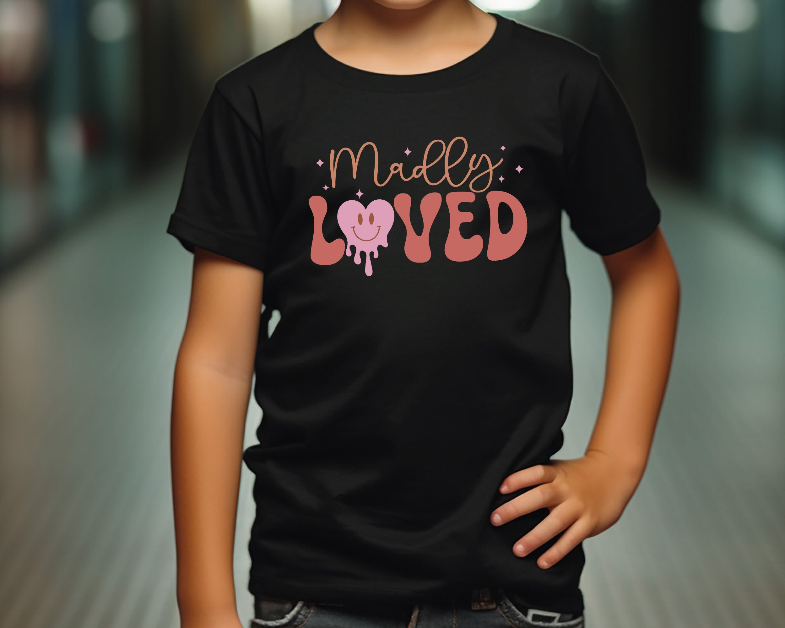 Madley Loved Kids Funny T-Shirt - Cute & Comfy Graphic Tee for Boys & Girls - Perfect Gift for Birthdays, Playdates, Parties & Everyday Casual Wear