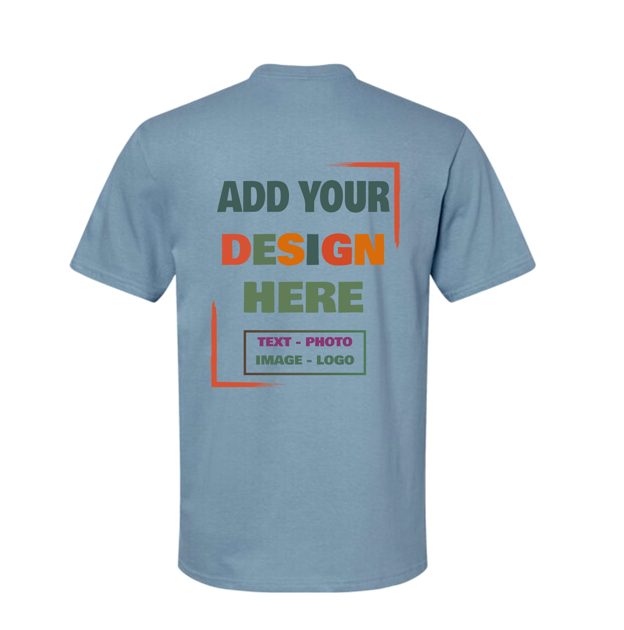 Gildan Ultra Cotton Adult T-Shirt. Design your own with any text, photo.