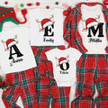 Custom Family Christmas Shirts – Monogrammed Name Tees for Festive Family Photos