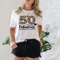 50 & Fabulous T-shirt | 50th Birthday Shirt | Personalized Birthday Gift for Women | Stylish & Comfortable 50th Birthday Tee | Perfect Ladies Celebration T-shirt