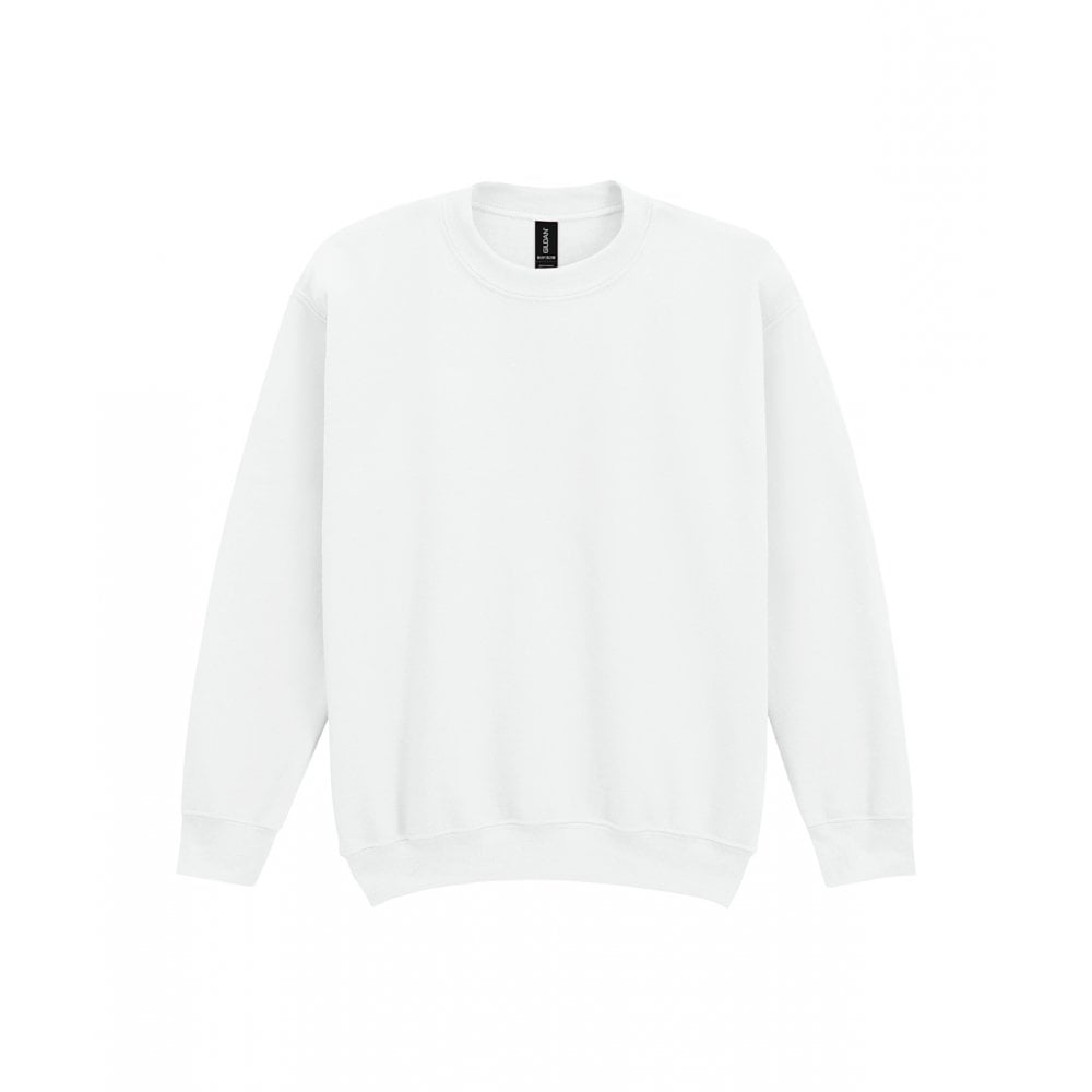 Gildan Heavy Blend Unisex Kids Crew Neck Sweatshirt | Customise with your own Photo and Text.-Sports Grey-Unisex: S