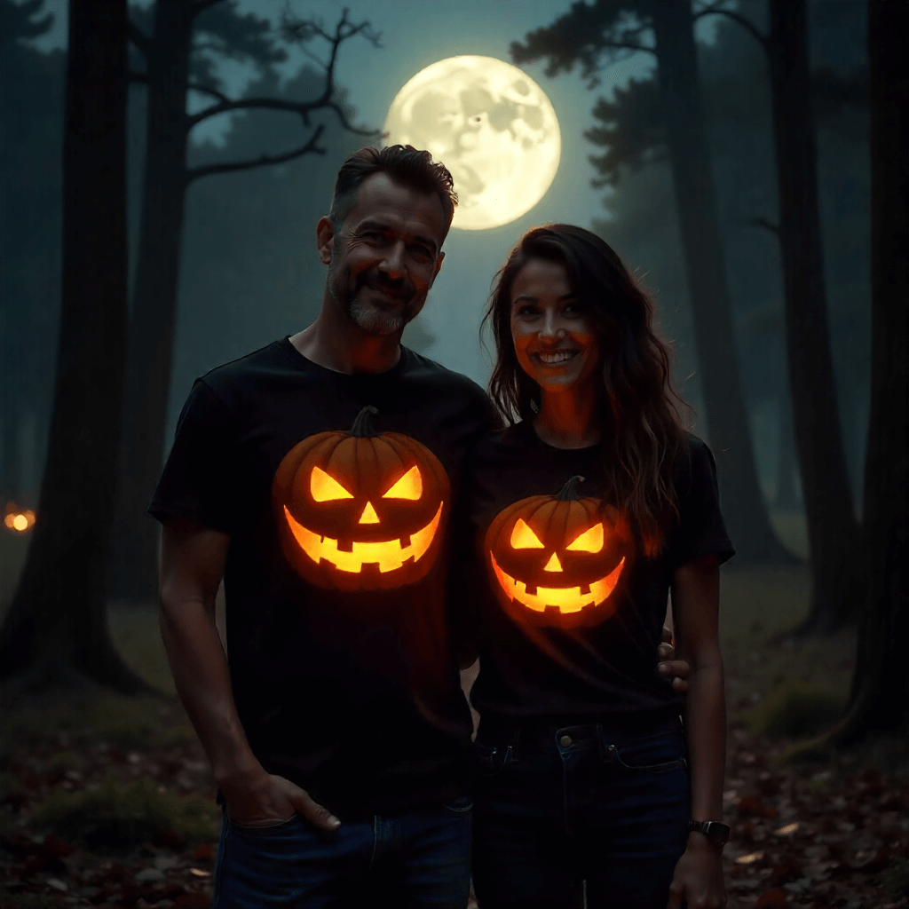 Custom Halloween T-Shirts, Hoodies, Sweatshirts, Tote Bags & Cushions – Personalised with Your Photo, Text or Artwork