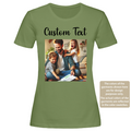 Custom Women T-Shirt with Your Text & Photo – Personalised Graphic Tee for Women, Unique Gift Idea.
