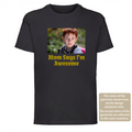 Custom Kids Photo T-Shirt with Text – Personalised Image Tee for Boys & Girls