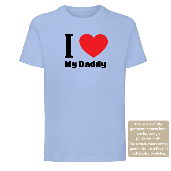 I love my Daddy - Personalised Gift for Kids – Add Your Text – Ideal for Father’s Day & Special Occasions