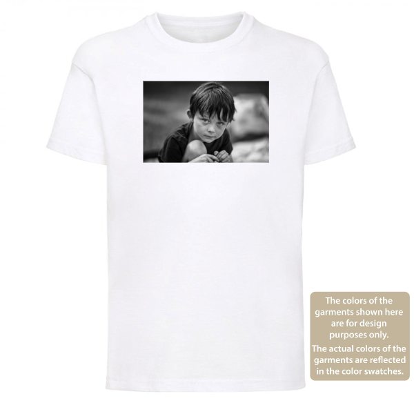 Personalised Kids T-Shirt with Landscape Photo Upload – Customisable Toddler & Youth Tee – Unique Gift for Birthdays & Special Events
