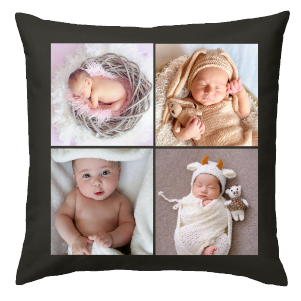 Personalised Cushion Cover with images | Gift for Mom, Grandma with loved one photos.