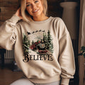 Polar Express Christmas Sweatshirt: Holiday Cotton Blend Pullover #395