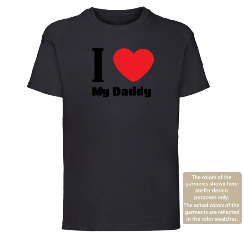 I love my Daddy - Personalised Gift for Kids – Add Your Text – Ideal for Father’s Day & Special Occasions