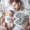 Matching Pizza Slice Family T-Shirts for Kids, Baby Tops, Perfect Father's Day & Mother's Day Gift, Present for Daddy, Mum & Newborn