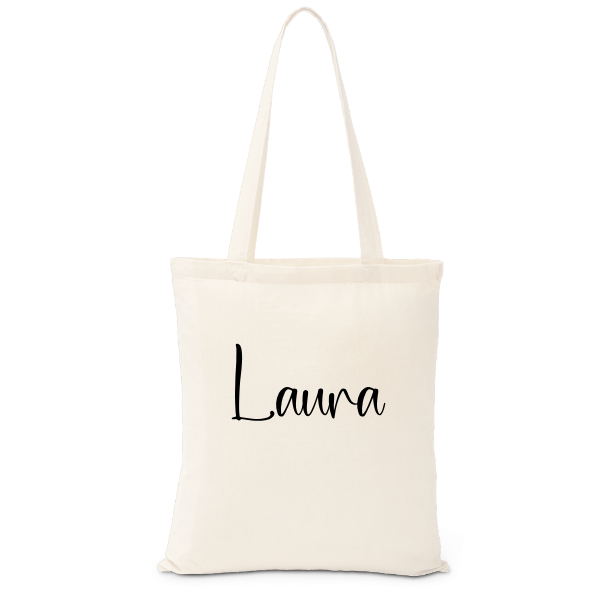 Personalized Gift Bag with Name– Custom Burlap Beach Tote for Bachelorette Party, Bridesmaid Proposal, or Wedding Gift