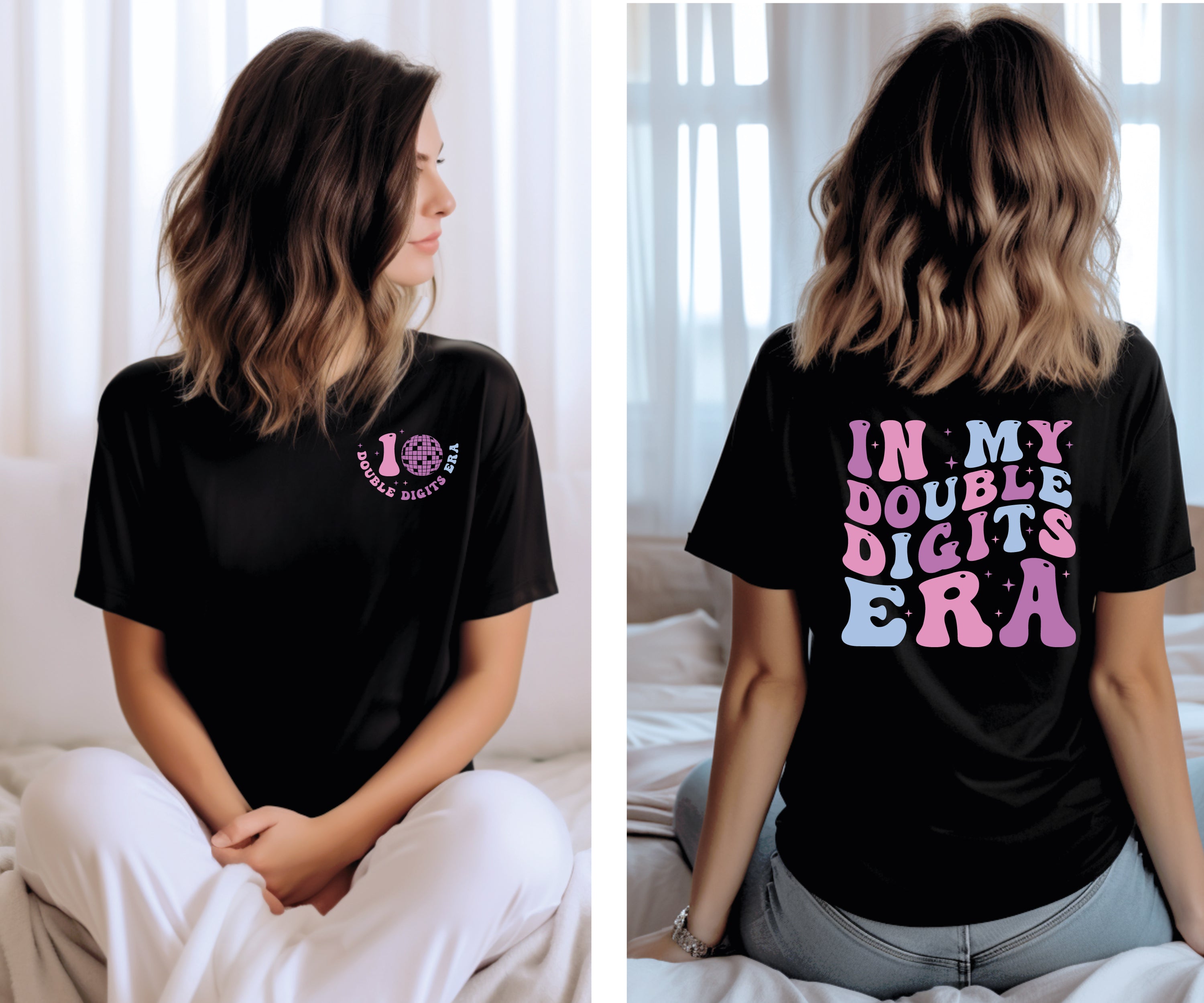 Officially in My Double Digits! Birthday T-Shirt | Perfect for 10th Birthday Celebration