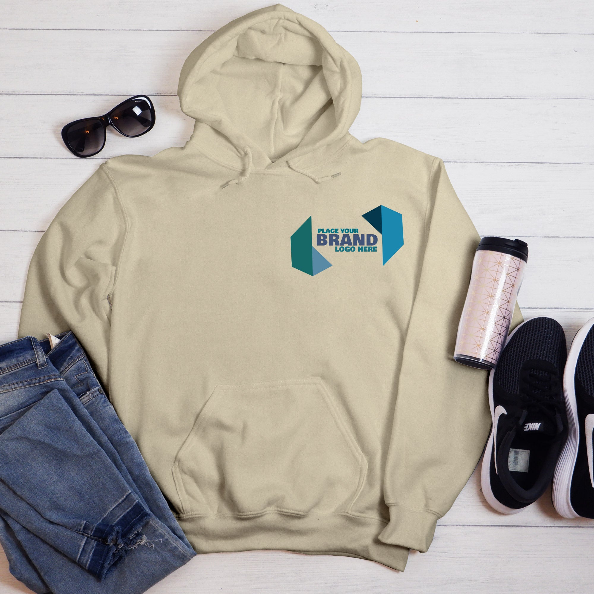 Gildan Softstyle Midweight Pullover Adult Hood  sweatshirt| Customise with your own Photo and Text.