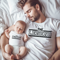 The Legend, The Legacy Matching Father, Kids & Baby Outfits | Perfect Father's Day Gift | Thoughtful Present for Daddy | Newborn Gift for Dad