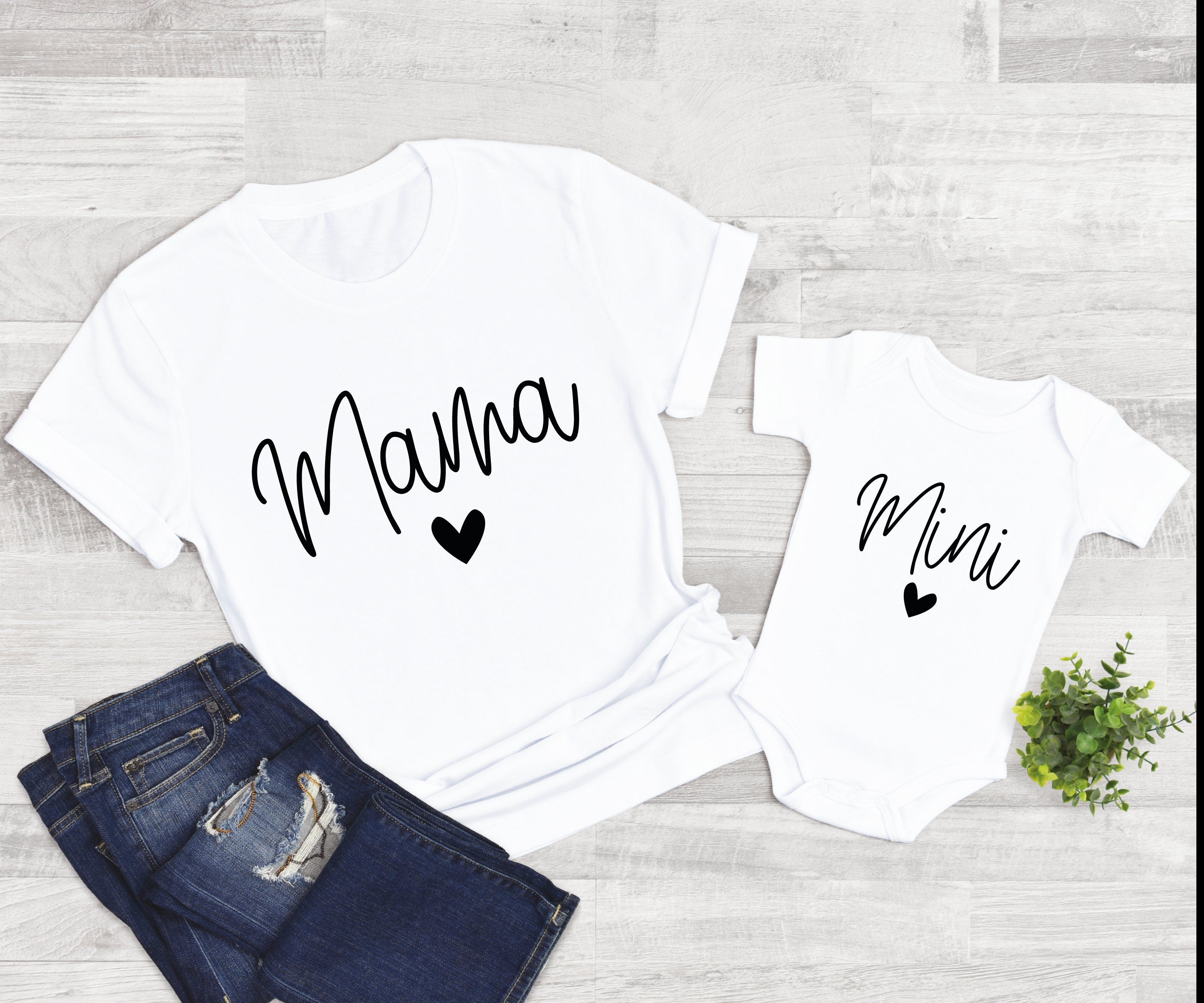 Mama and Mini T-Shirt - Perfect for Mother's Day, New Mom Gift, Matching Mama & Me Outfit, Mum and Mini Shirt, Cute & Stylish!
