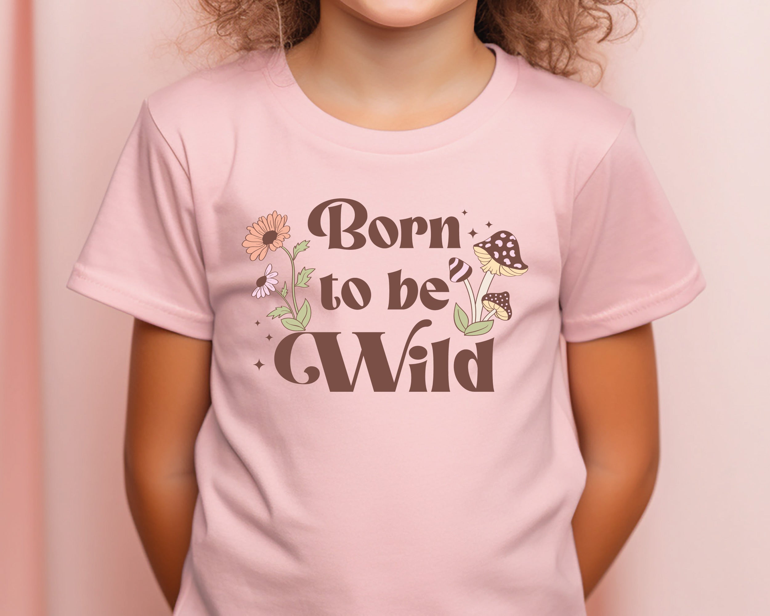 Born to be wild Funny kids T-Shirt - Cute & Comfy Graphic Tee for Boys & Girls - Perfect Gift for Parties & Casual Wear