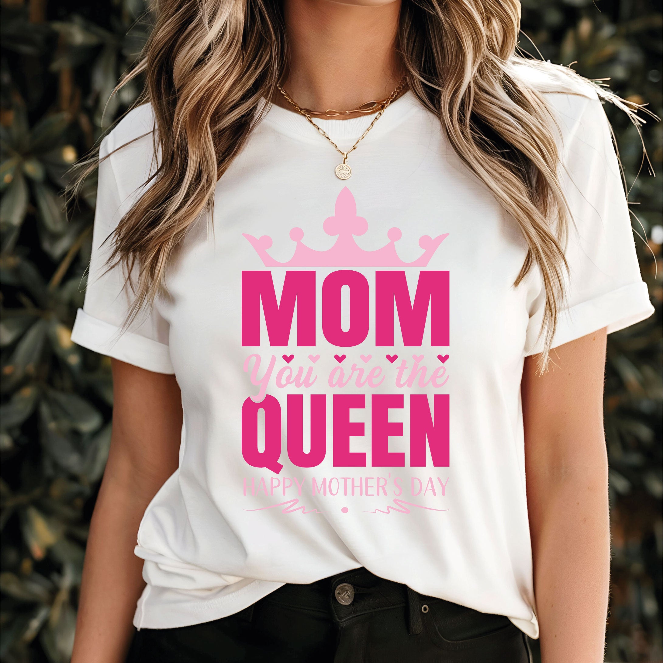 Mom, You Are the Queen T-Shirt - Perfect Gift for Mother's Day, Funny Mom Shirt, Crown Design, Comfortable and Stylish Gift for Moms Who Rule