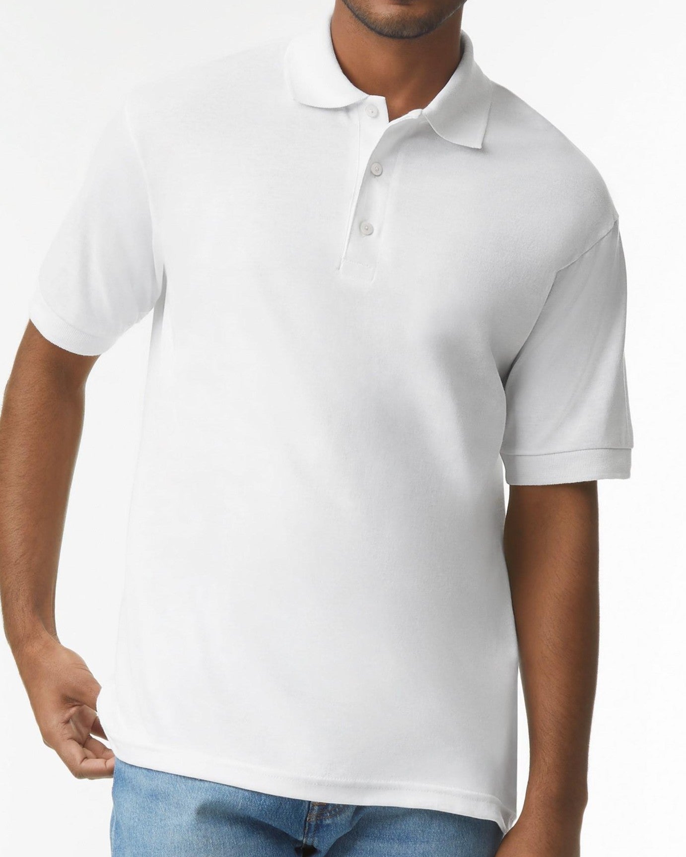 Gildan DryBlend Polycotton Polo Shirt Adult | Custom Clothing with Photo, logo and Text.