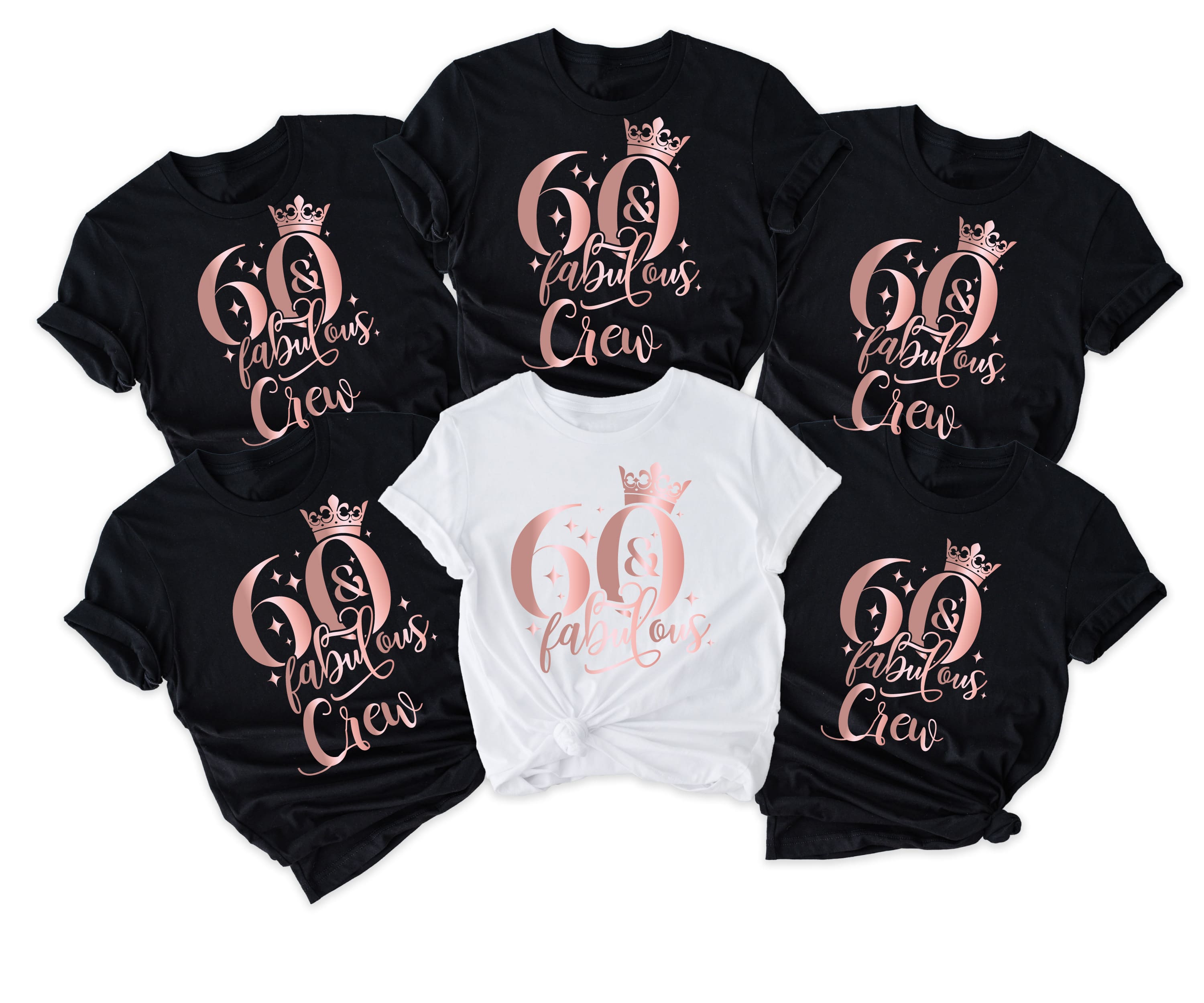 60th and Fabulous Shirt – Trendy 60th Birthday Tee for Women | Stylish SIXTY & Fabulous T-Shirt | Fun Celebration Gift Outfit