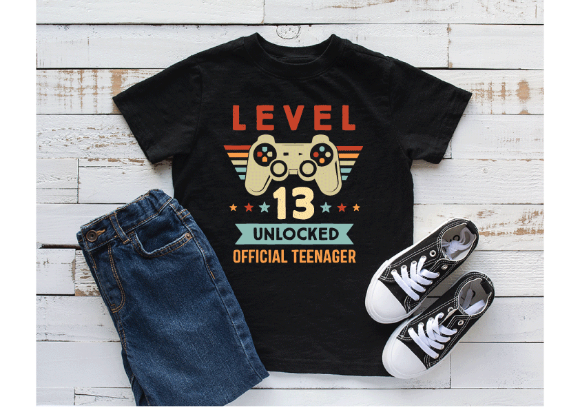 Level 13 Unlocked: Official Teenager Birthday Gift - Perfect for 13th Birthday Celebration!