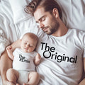 Father and Child Matching Shirts - The Original & The Remix | Perfect Father's Day Gift for Dad, Son and Daughter.