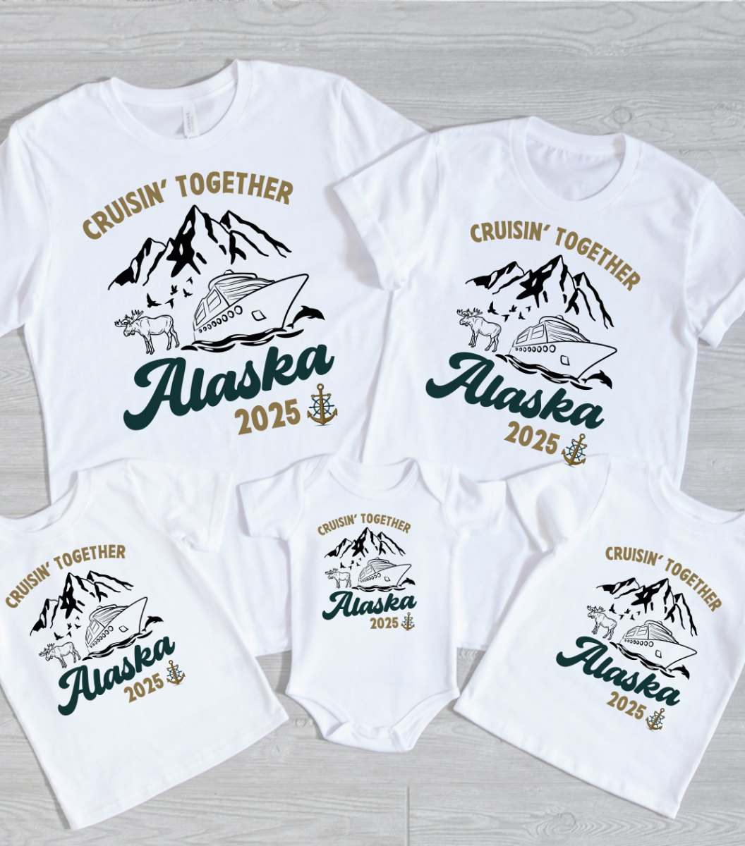 Alaska Cruise 2025 Shirt | Cruising Together Family Vacation Shirt | Alaska Cruise Team Shirt | Matching Cruise Squad Shirts for Group