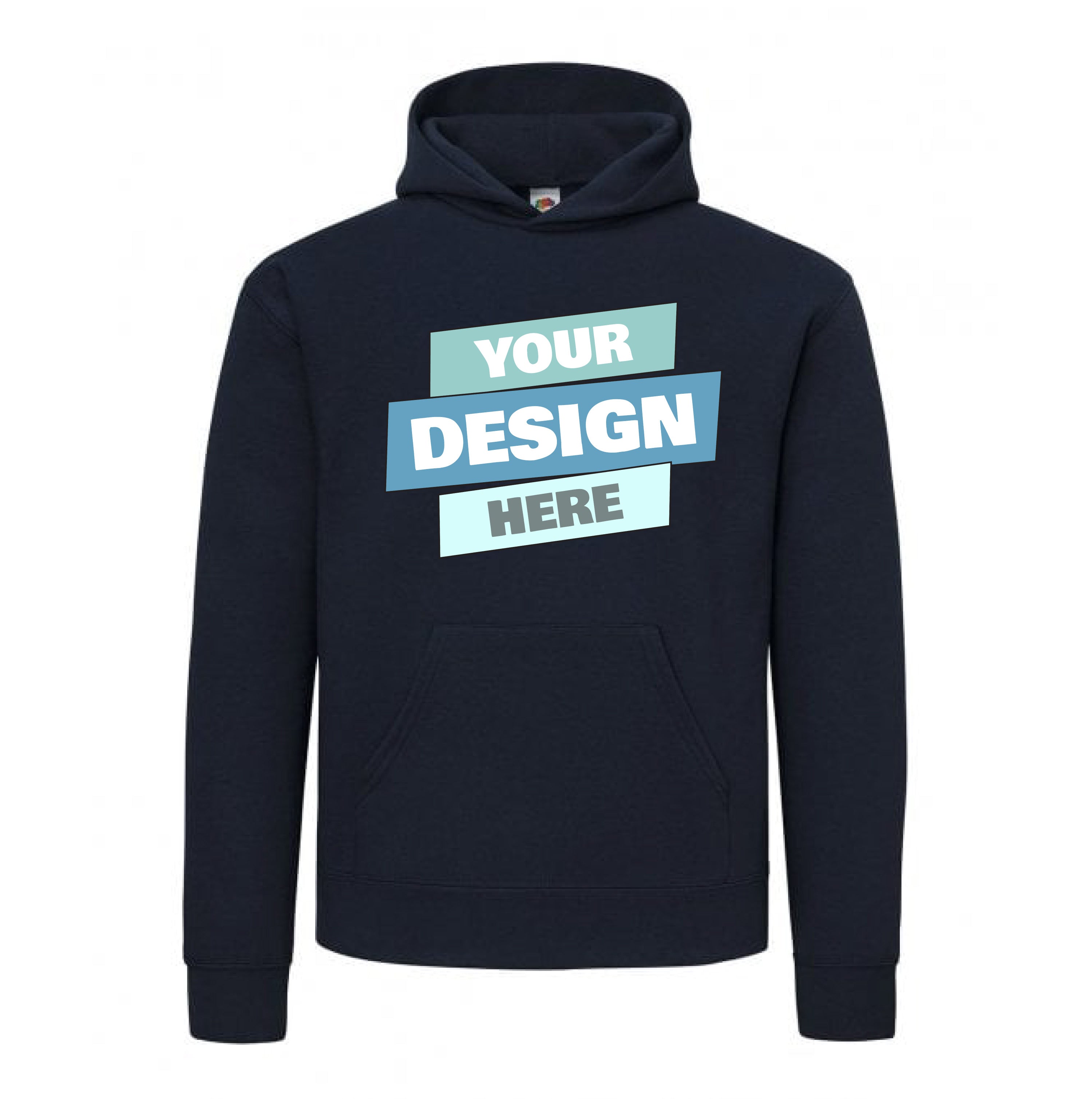 Fruit Of The Loom Classic  Unisex Adult hooded sweatshirt| Customise with your own Photo and Text.