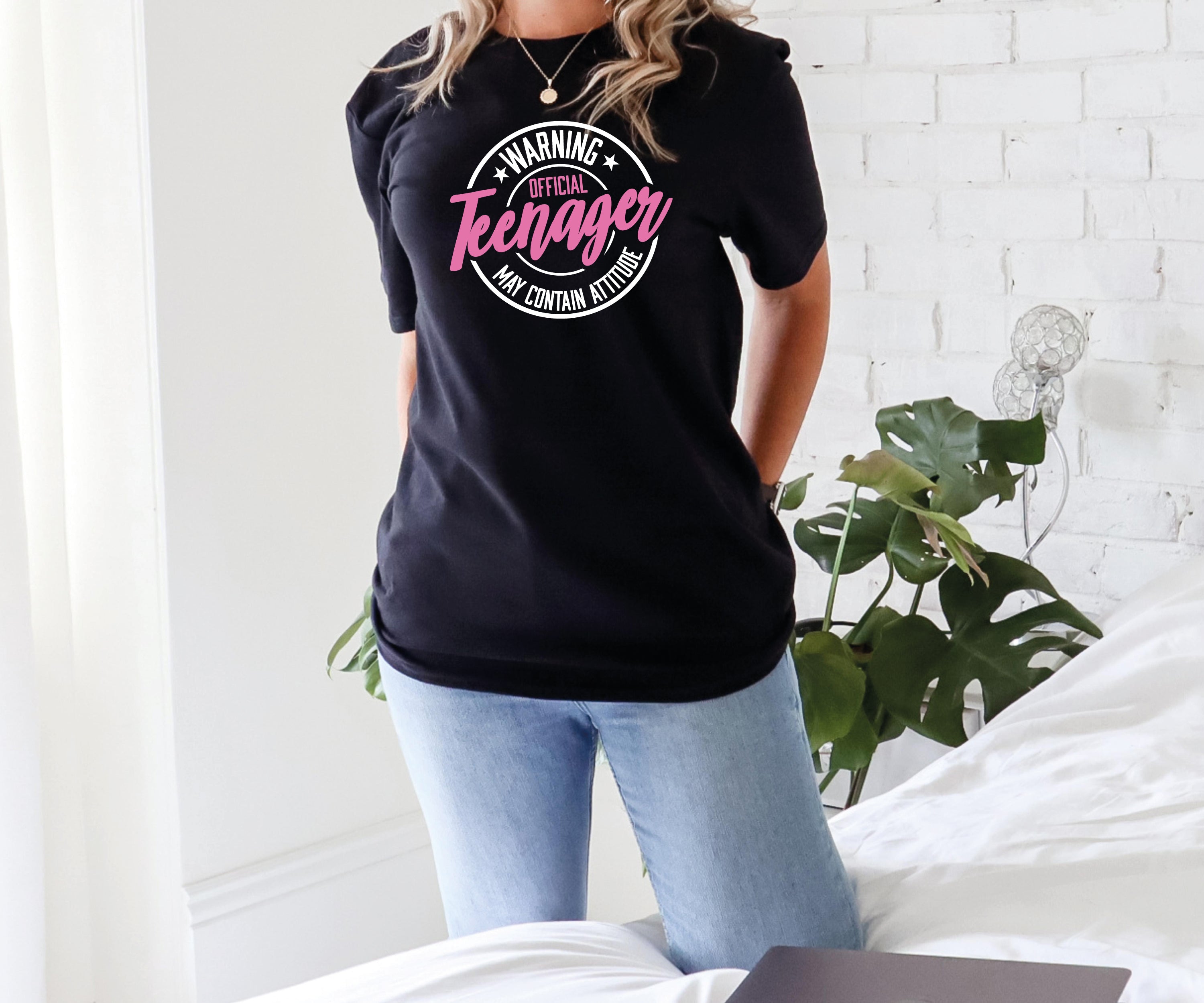 Warning Official Teenager Shirt – Funny 13th Birthday Gift for Boys & Girls | Thirteenth Bday Unisex Tee | Perfect Teenager Party Outfit