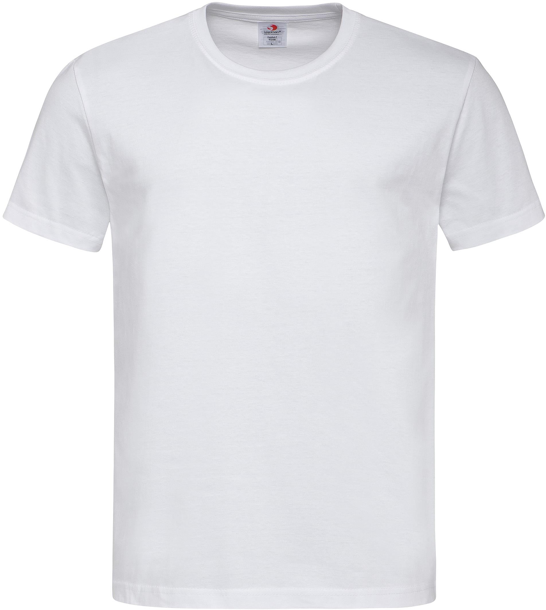 Stedman Comfort adult unisex T-Shirt. Design your own T-Shirt with any text and photo.-Black-Unisex: M