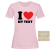 Personalised I Love T-Shirt – Custom Heart Shirt – Mens & Ladies Tee – Christmas, Birthday Gift – Novelty Present