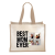 Modern Collage Photo Best Mom Happy Mother’s Day Customized Full Print Canvas Tote Bag for Women