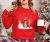 Merry Catmas Christmas Cat Snow Sweatshirt – Funny Family Holiday Jumper, Meowy Christmas Pullover for Cat Lovers